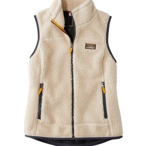 LLBean Women's Mountain Pile Fleece Vest, size M